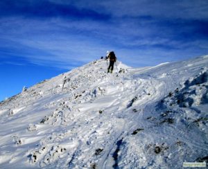 Skitour Gamsknogel: Letzte Meter zum Gipfel